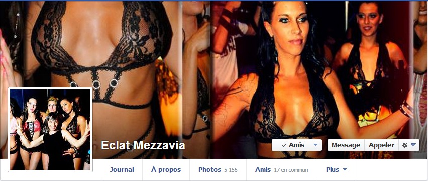 Eclat lingerie sur Facebook