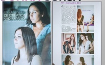 Article de la marque GLC dans le magazine DONNA CORSA Article de la marque GLC dans le magazine DONNA CORSA